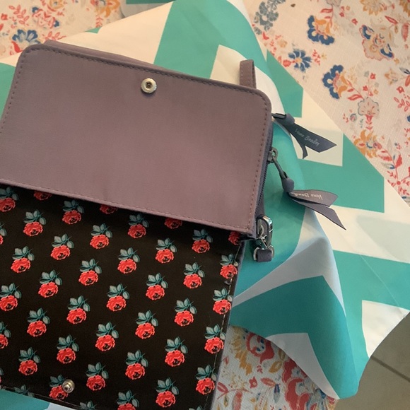 Vera Bradley quilted grey wallet /purse option - Picture 4 of 8